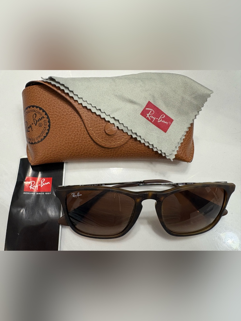 Ray-Ban Tortoiseshell Frame with Brown Lenses Sunglasses